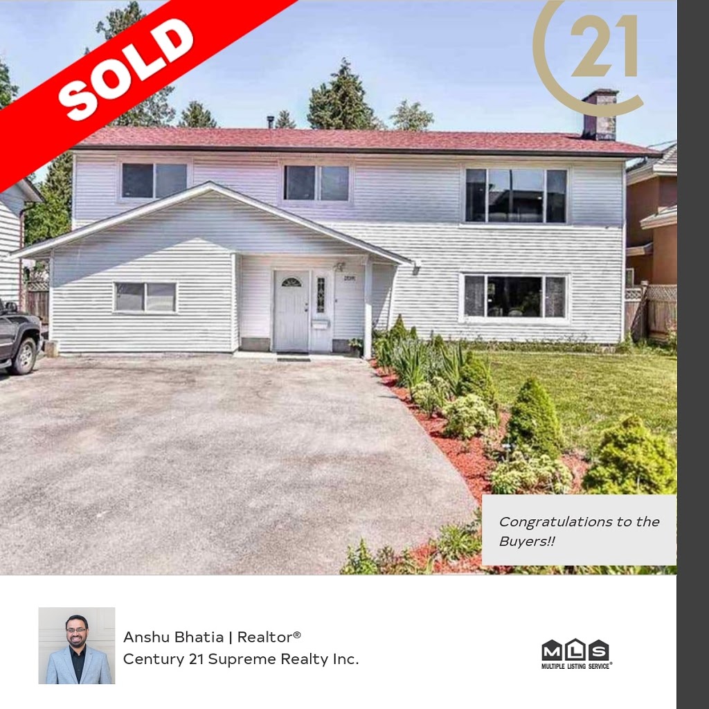 Anshu Bhatia | Realtor® | 8501 162 St #202, Surrey, BC V4N 1B2, Canada | Phone: (604) 690-9966