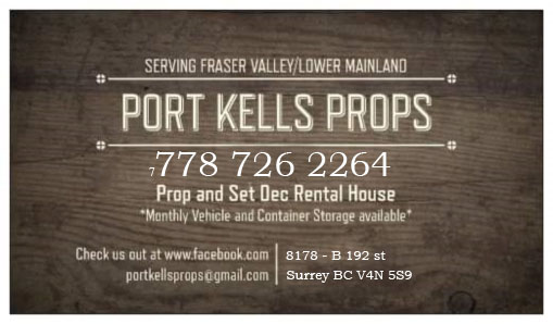 Port Kells Props | 8178 B 192 St, Surrey, BC V4N 5S9, Canada | Phone: (778) 726-2264