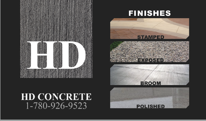 HD Concrete | 450 51430 Range Road 231, Sherwood Park, AB T8B 1K9, Canada | Phone: (780) 926-9523