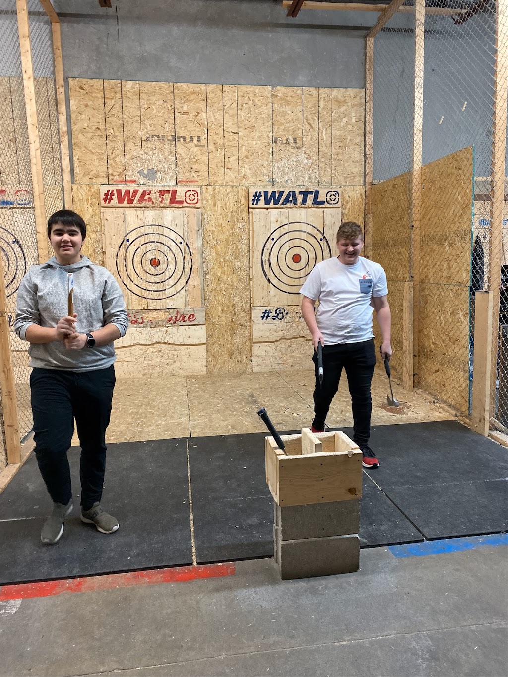 Bad Axe Throwing Ottawa | 1580 Liverpool Ct #8, Ottawa, ON K1B 4L2, Canada | Phone: (844) 818-0999