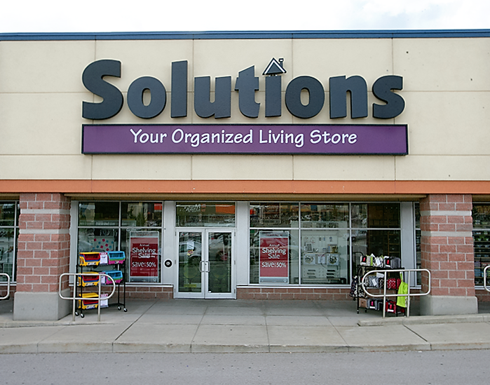 Solutions - Your Organized Living Store | 3521 Wyecroft Rd, Oakville, ON L6L 0B6, Canada | Phone: (905) 465-1409