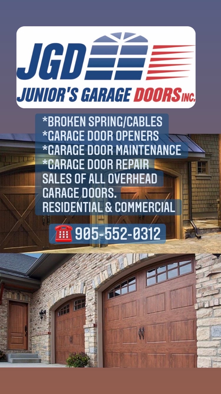 Juniors Garage Doors Inc. | 1 Noble Prince Pl, Vaughan, ON L4H 1S3, Canada | Phone: (905) 552-0312