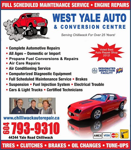 West Yale Auto & Conversion | 44344 Yale Rd, Chilliwack, BC V2R 4H1, Canada | Phone: (604) 793-9310