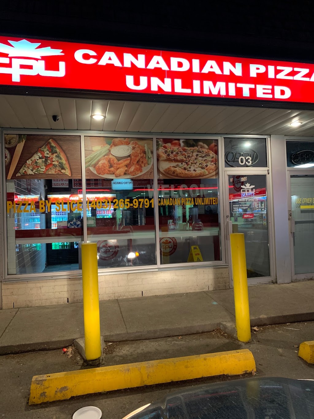 Canadian pizza unlimited Bridgeland | 630 1 Ave NE #3, Calgary, AB T2E 0B6, Canada | Phone: (403) 265-9791