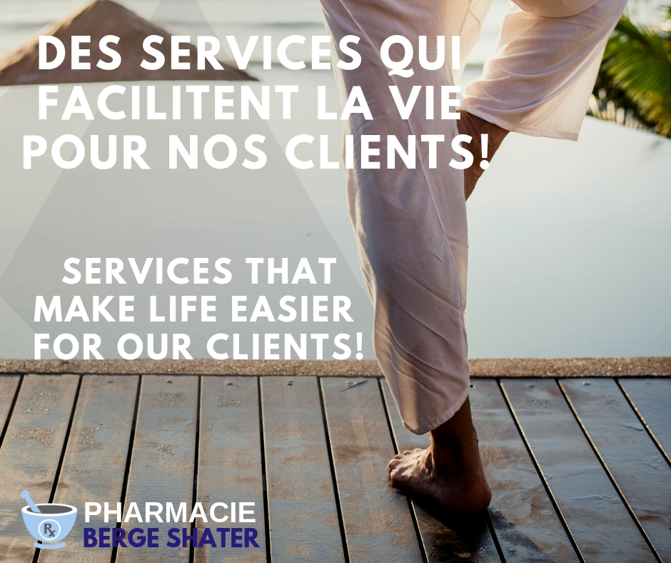 PHARMACIE BERGE SHATER | 4177 Rue Jean-Talon O, Montréal, QC H4P 1W6, Canada | Phone: (514) 543-4554