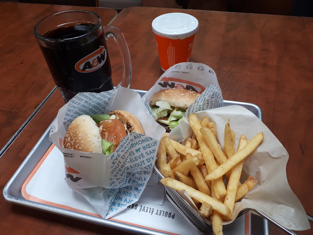 A&W Canada | 72a Boulevard Saint-Jean-Baptiste, Châteauguay, QC J6K 4Y7, Canada | Phone: (450) 692-0349