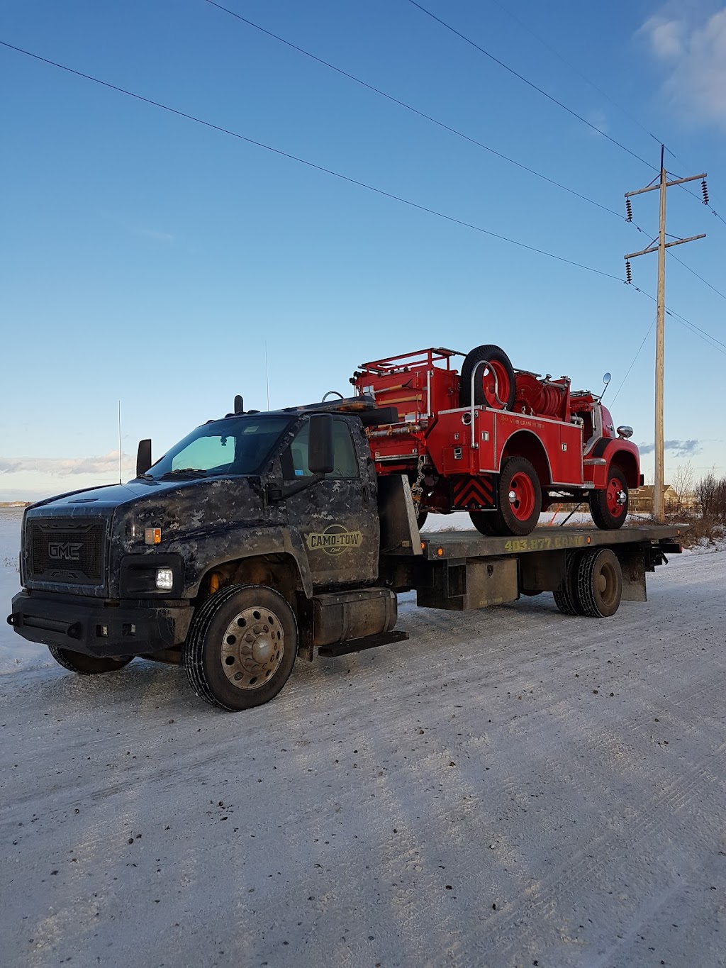 CAMO TOW LTD | 101,72-27211, AB-12, AB T4L 0E3, Canada | Phone: (403) 877-2266