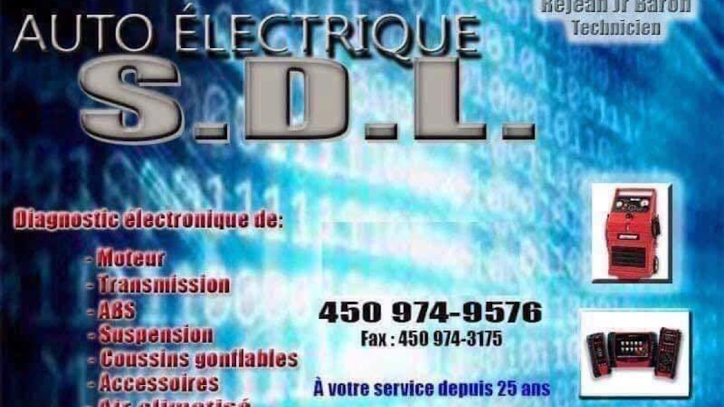 Auto electrique S.D.L. | 479 Rue Saint-Eustache, Saint-Eustache, QC J7R 2M9, Canada | Phone: (450) 974-9576