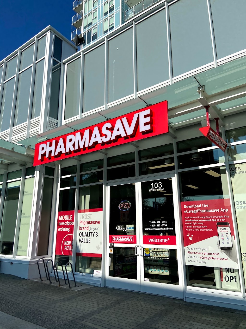 Pharmasave North Road | 103 - 655 North Road Fax: 604-937-5554, Coquitlam, BC V3J 1P5, Canada | Phone: (604) 937-5544