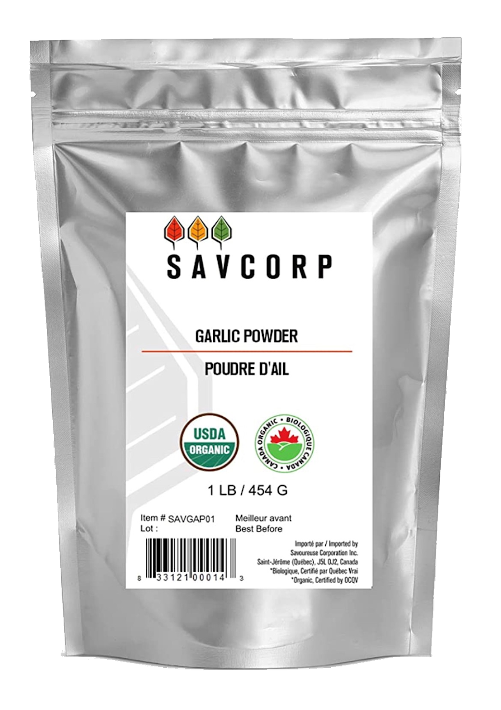 Savcorp - Épices biologiques en gros / Bulk Organic Spices | 55 Rue Claude-Audy Suite 11, Saint-Jérôme, QC J5L 0J2, Canada | Phone: (450) 304-0977