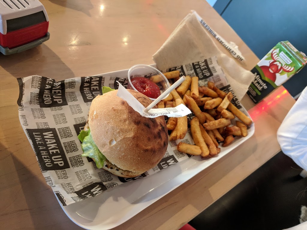 Hero Certified Burgers - Argentia | 2969 Argentia Rd, Mississauga, ON L5N 0B2, Canada | Phone: (905) 567-4401