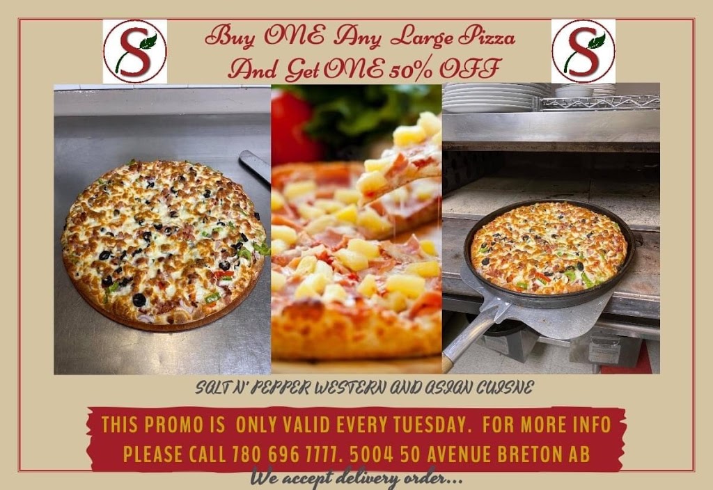 Salt N Pepper Western & Asian Cuisine and Lounge | 50 St, Breton, AB T0C 0P0, Canada | Phone: (780) 696-7777