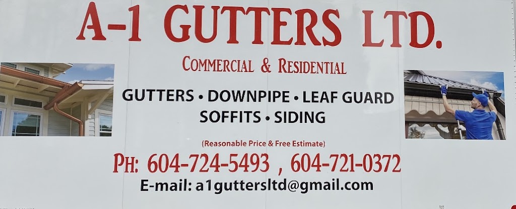 A1 Gutters Ltd | 12236 96A Ave, Surrey, BC V3V 7C3, Canada | Phone: (604) 721-0372