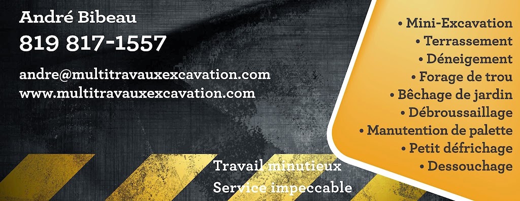 Multi-Travaux Excavation-Déneigement | route 122, Saint-Cyrille-de-Wendover, QC J1Z 1Z4, Canada | Phone: (819) 817-1557