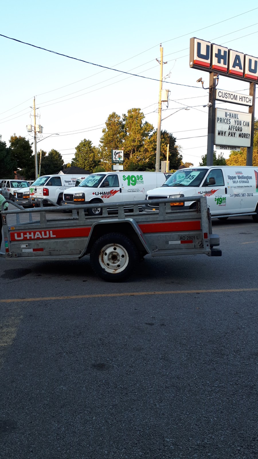 U-Haul Trailer Hitch Super Center at Upper Wellington | 522 Upper Wellington St, Hamilton, ON L9A 3P5, Canada | Phone: (289) 975-4583