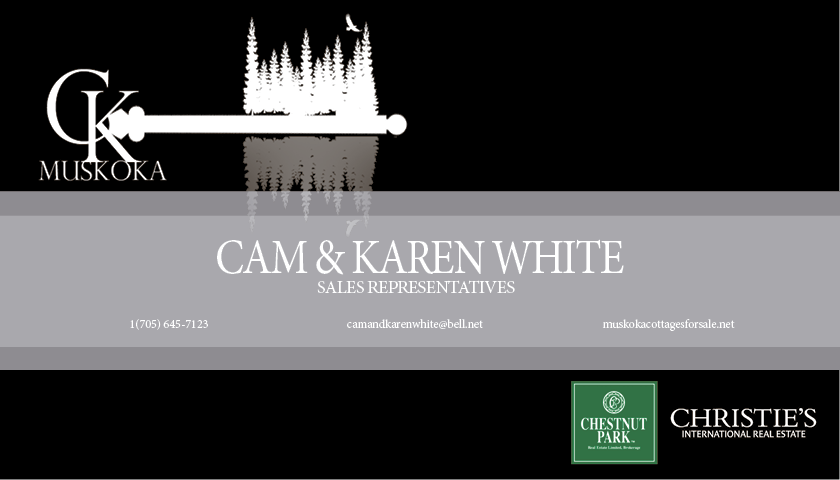 Cam & Karen White - Sales Representatives - Chestnut Park Real Estate Limited, Brokerage | 110 Medora St, Port Carling, ON P0B 1J0, Canada | Phone: (705) 645-7123