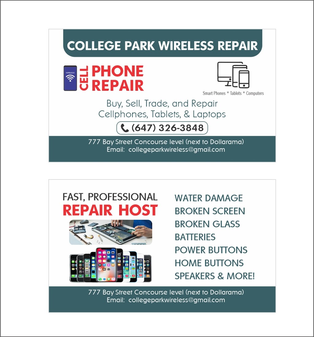 CP (college park) wireless | next to dollarama, 777 Bay St., Toronto, ON M5G 2C8, Canada | Phone: (647) 326-3848