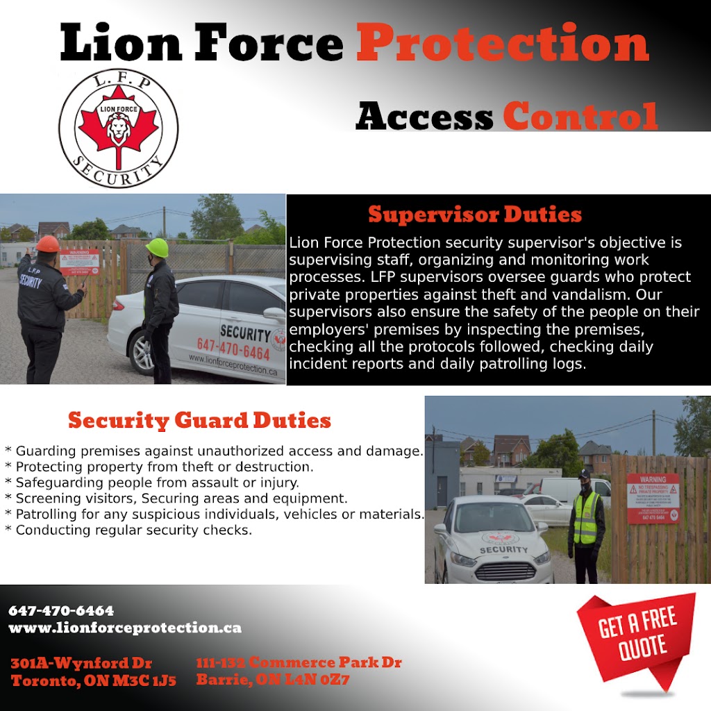 Lion Force Protection | 25 Crouse Rd #6002, Scarborough, ON M1R 5P8, Canada | Phone: (647) 470-6464