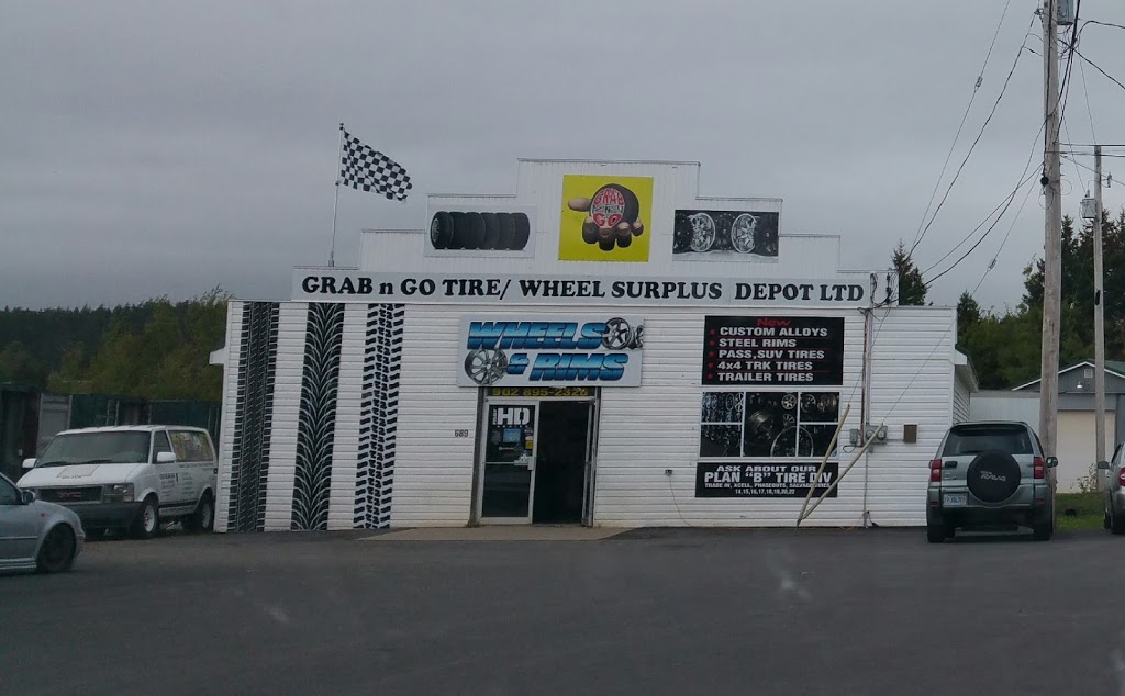 Grab N Go Tire & Wheel Surplus Depot Ltd. | 689 Pictou Rd, Valley, NS B6L 2P3, Canada | Phone: (902) 895-2326