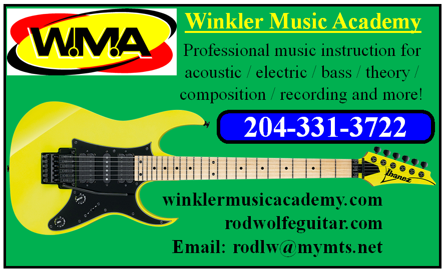 Winkler Music Academy | Road 11N - Driveway #22046, Winkler, MB R6W 4A8, Canada | Phone: (204) 331-3722