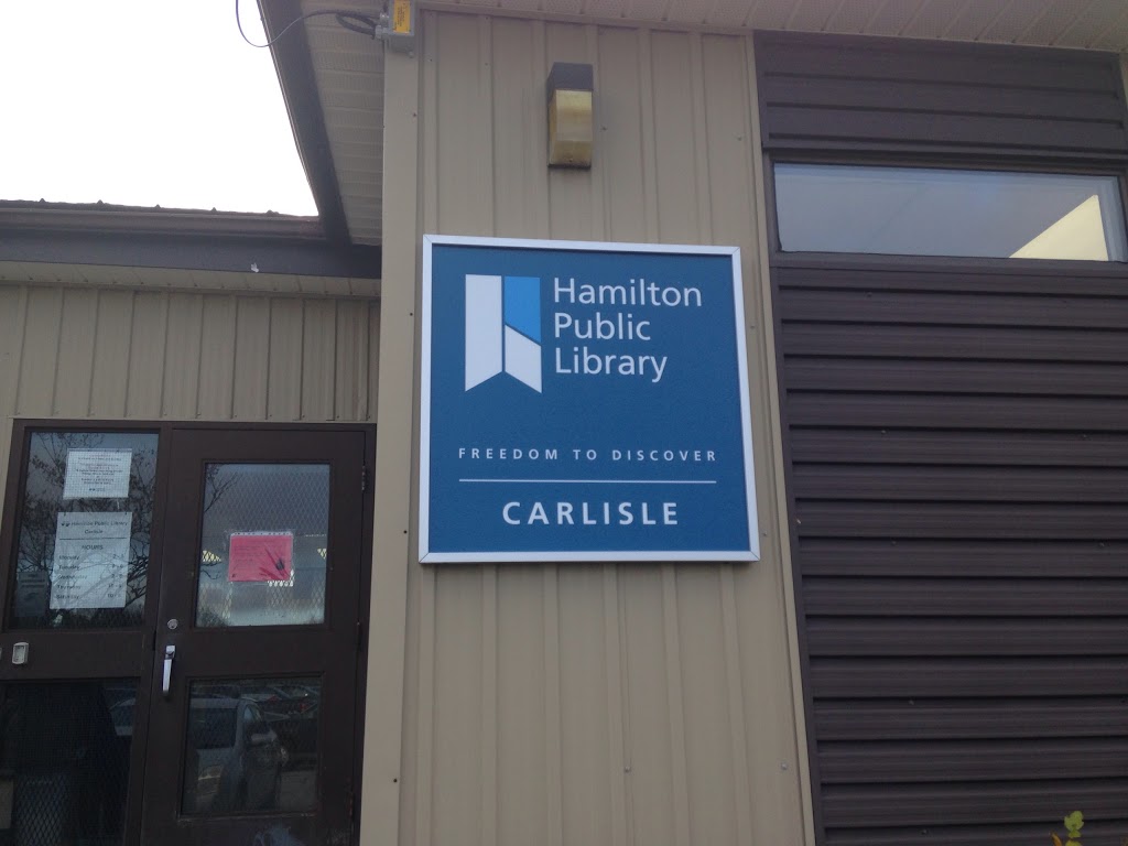 Hamilton Public Library - Carlisle Branch | 1496 Centre Rd, Carlisle, ON L0R 1H0, Canada | Phone: (905) 689-8769