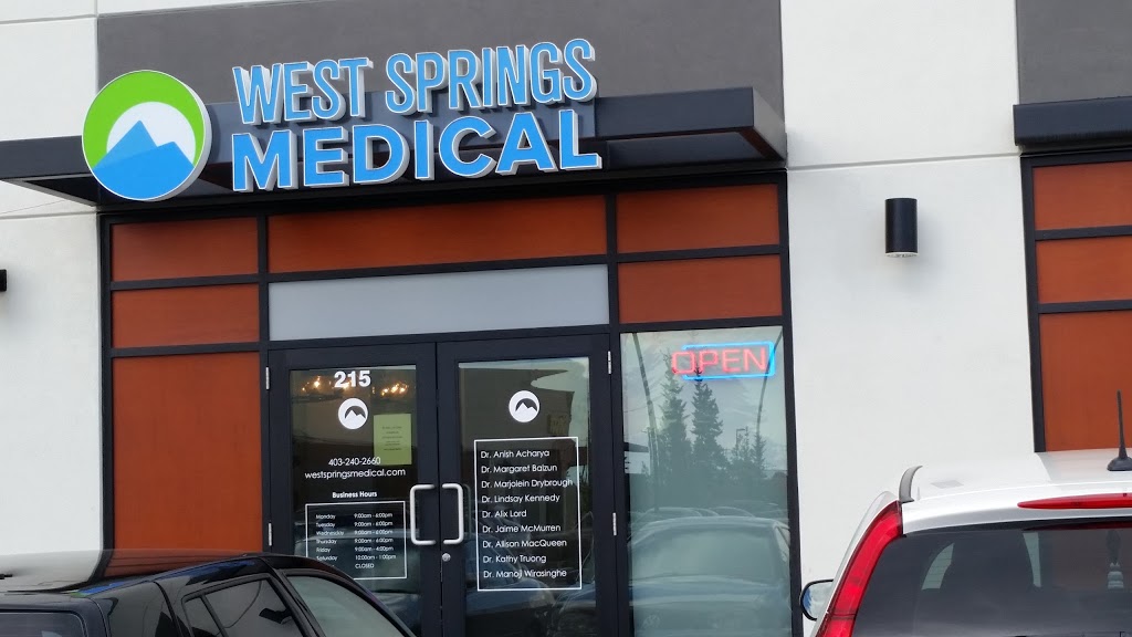 West Springs Medical | 722 85 St SW #215, Calgary, AB T3H 4C7, Canada | Phone: (403) 240-2660