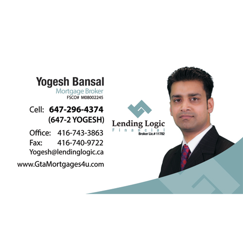 Mortgage Broker Yogesh Bansal | 1 Queensgate Blvd, Bolton, ON L7E 2X7, Canada | Phone: (647) 296-4374