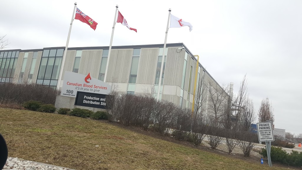 Canadian Blood Services Production Site | 100 Parkshore Dr, Brampton, ON L6T 5M1, Canada | Phone: (888) 236-6283