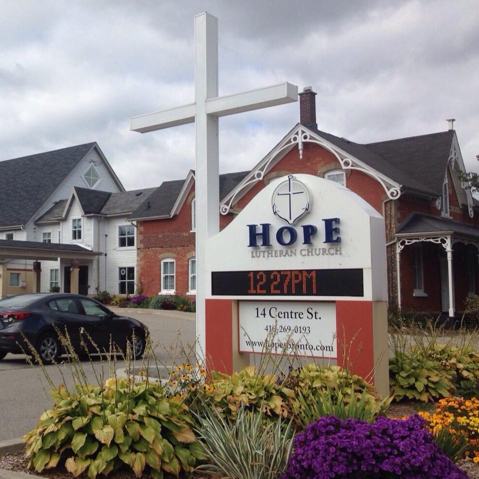 HOPE LUTHERAN CHURCH | 14 Centre St, Scarborough, ON M1J 3B5, Canada | Phone: (416) 269-0193