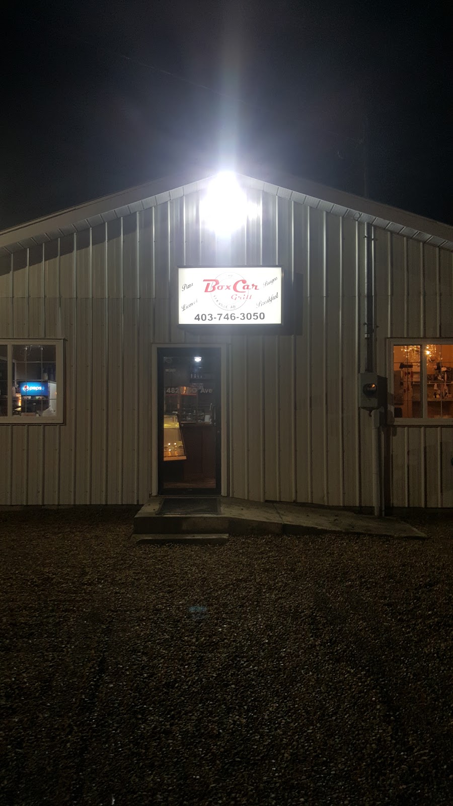 The BoxCar Grill | 4825 50 Ave, Eckville, AB T0M 0X0, Canada | Phone: (403) 746-3050