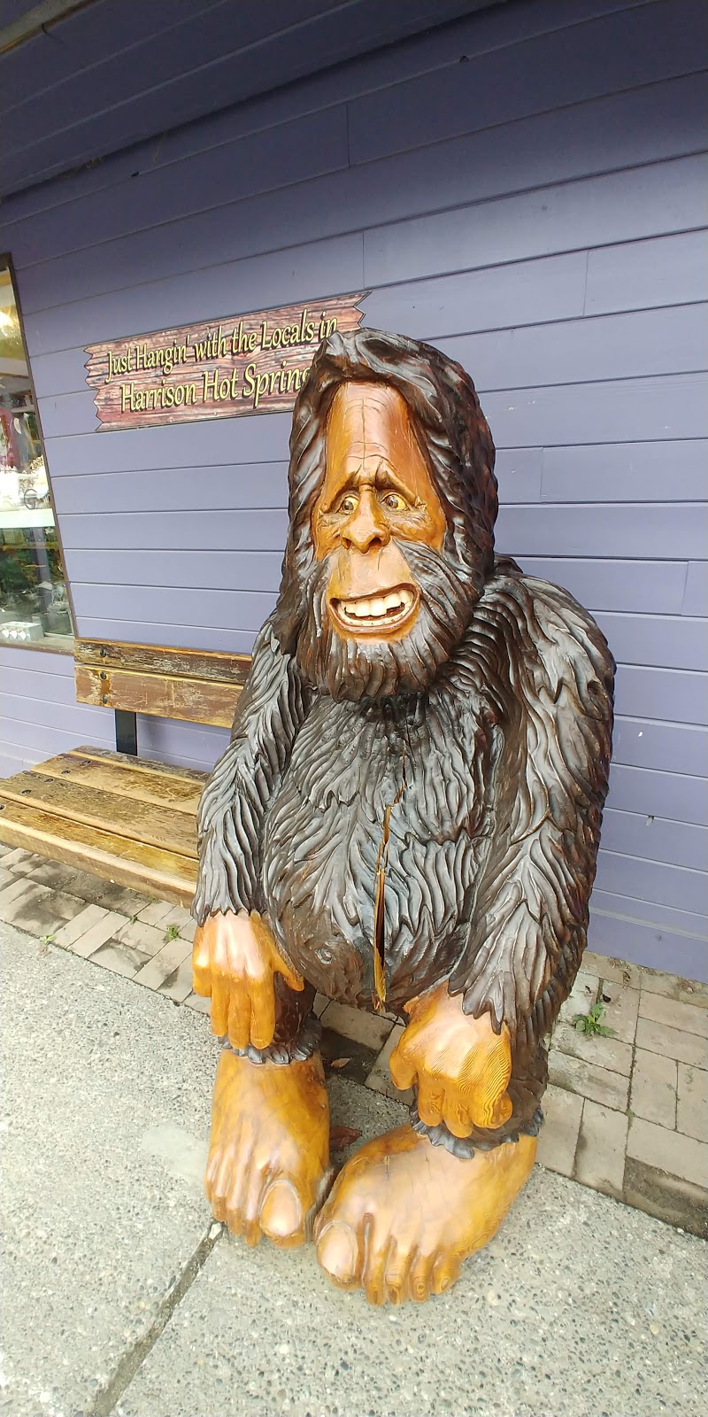 Sasquatch Statue | Harrison Hot Springs, BC V0M 1K0, Canada | Phone: (604) 500-0345