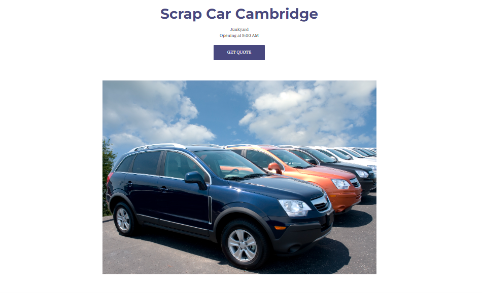 Scrap Car Cambridge | 234 Bakersfield Dr, Cambridge, ON N1R 6X7, Canada | Phone: (289) 802-5698