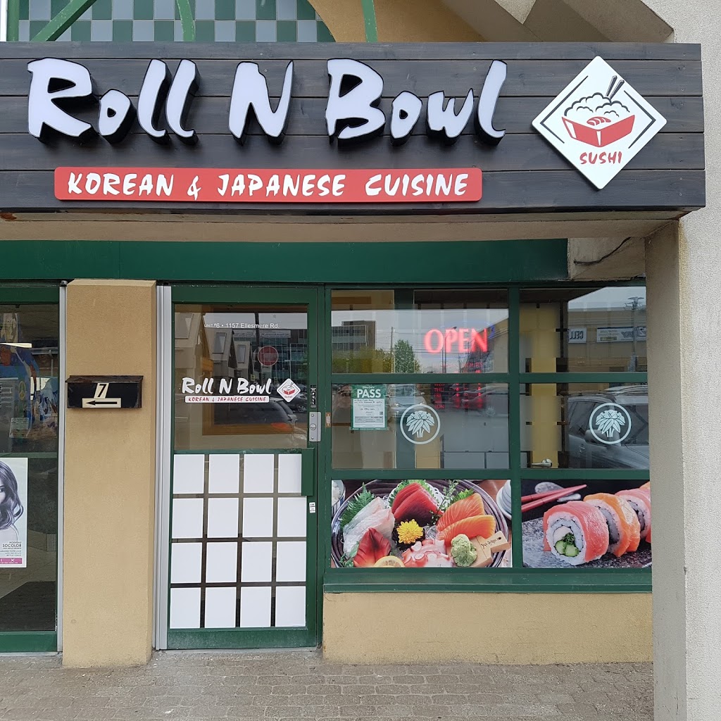 Roll N Bowl Korean & Japanese Cuisine | 1157 Ellesmere Rd, Scarborough, ON M1P 2X6, Canada | Phone: (416) 701-1212