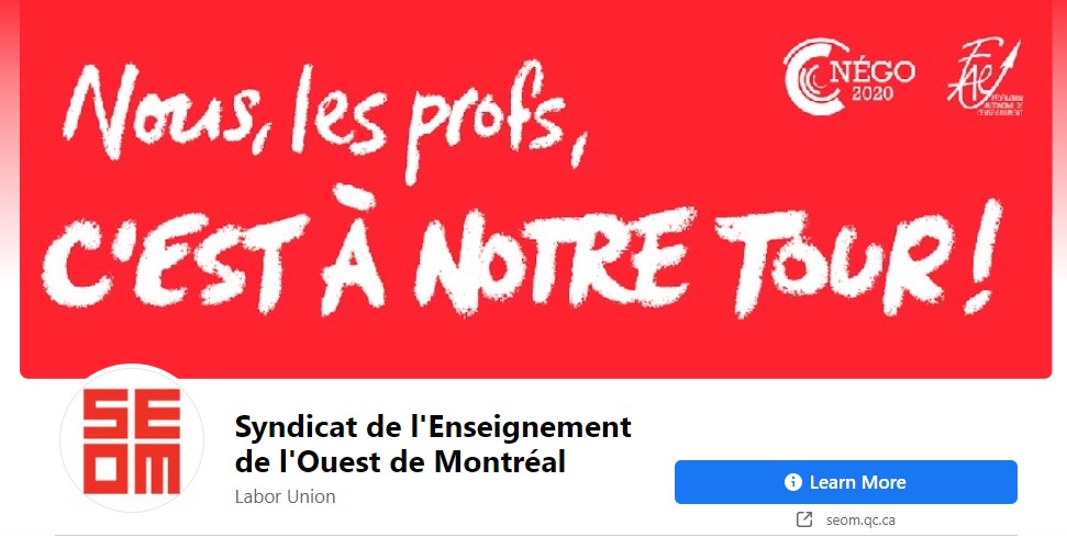 Syndicat LEnseignement | 4792 Bd Saint-Charles, Pierrefonds-Roxboro, QC H9H 3C9, Canada | Phone: (514) 637-3548