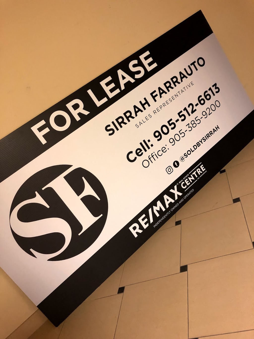 Sirrah Farrauto - Remax Escarpment Realty Inc | 1595 Upper James St #101, Hamilton, ON L9B 0H7, Canada | Phone: (905) 512-6613