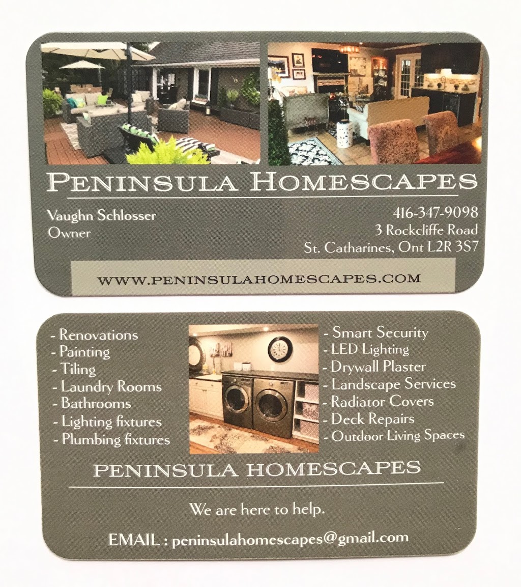 Peninsula Homescapes | 3 Rockcliffe Rd, St. Catharines, ON L2R 3S7, Canada | Phone: (416) 347-9098