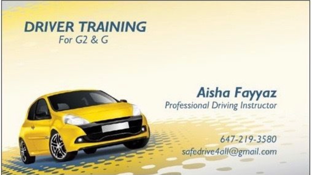 Female Driving Instructor In Mississauga and Brampton... | 75 Ready Ct, Brampton, ON L6Y 4T4, Canada | Phone: (647) 219-3580