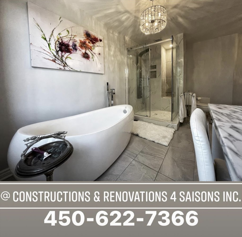 Constructions rénovations 4 saisons Inc. | 551 Rue Lindbergh, Laval, QC H7P 2N8, Canada | Phone: (450) 622-7366