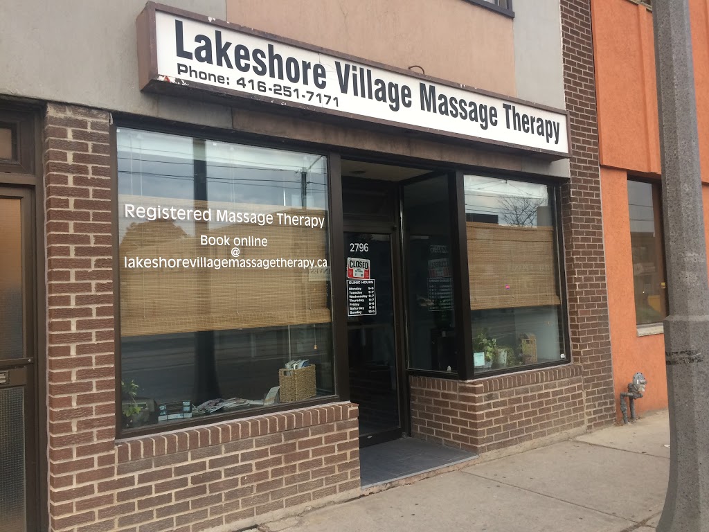 Lakeshore Village Massage | 2796 Lake Shore Blvd W, Etobicoke, ON M8V 1H5, Canada | Phone: (416) 251-7171