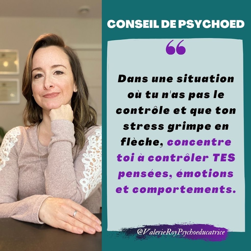 Valérie Roy psychoéducatrice | BP, CP 112, Stanbridge Station, QC J0J 2J0, Canada | Phone: (438) 379-4970