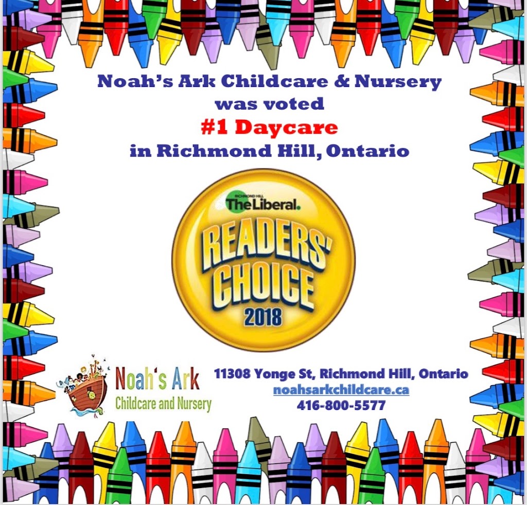 Noahs Ark Childcare and Nursery | 11308 Yonge St, Richmond Hill, ON L4S 1K9, Canada | Phone: (416) 800-5577