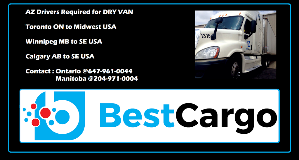 Best Cargo Ltd. | 6734 Mayfield Rd, Brampton, ON L6P 0H8, Canada | Phone: (647) 961-0044