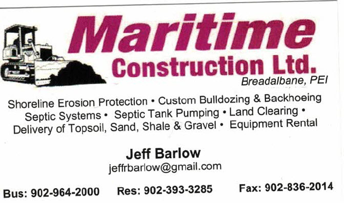 Maritime Construction Ltd | 3312 Inkerman Rd, Breadalbane, PE C0A 1E0, Canada | Phone: (902) 964-2000