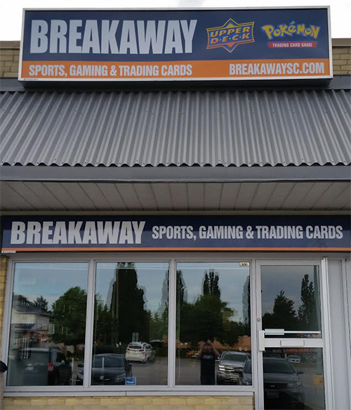 Breakaway Sports Cards | 930 Upper Paradise Rd #7, Hamilton, ON L9B 2N1, Canada | Phone: (289) 755-0966