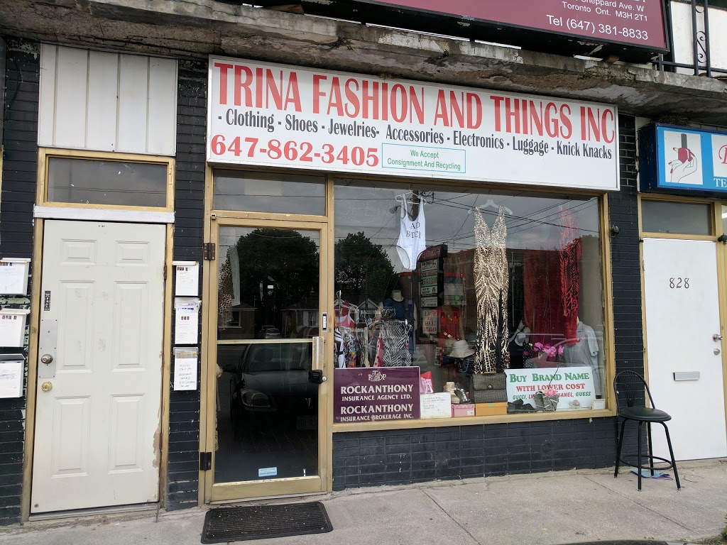 Trina Fashion And Things Inc | 830 Sheppard Ave W, North York, ON M3H 2T1, Canada | Phone: (647) 862-3405