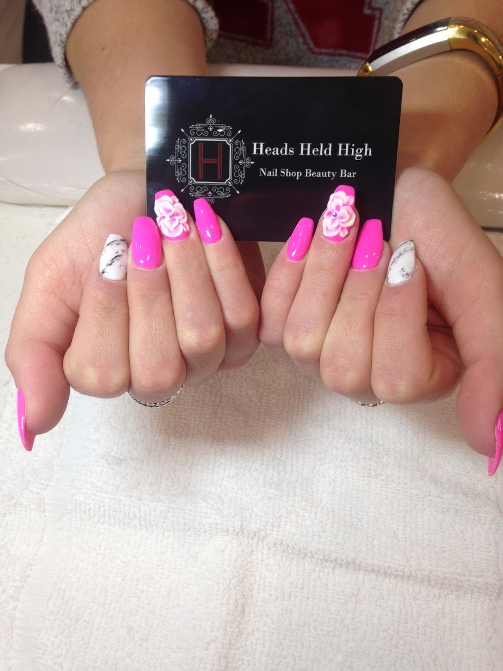 Heads Held High Nail Shop Beauty Bar | 70 Livingston Ave #1, Grimsby, ON L3M 1K9, Canada | Phone: (905) 309-4444