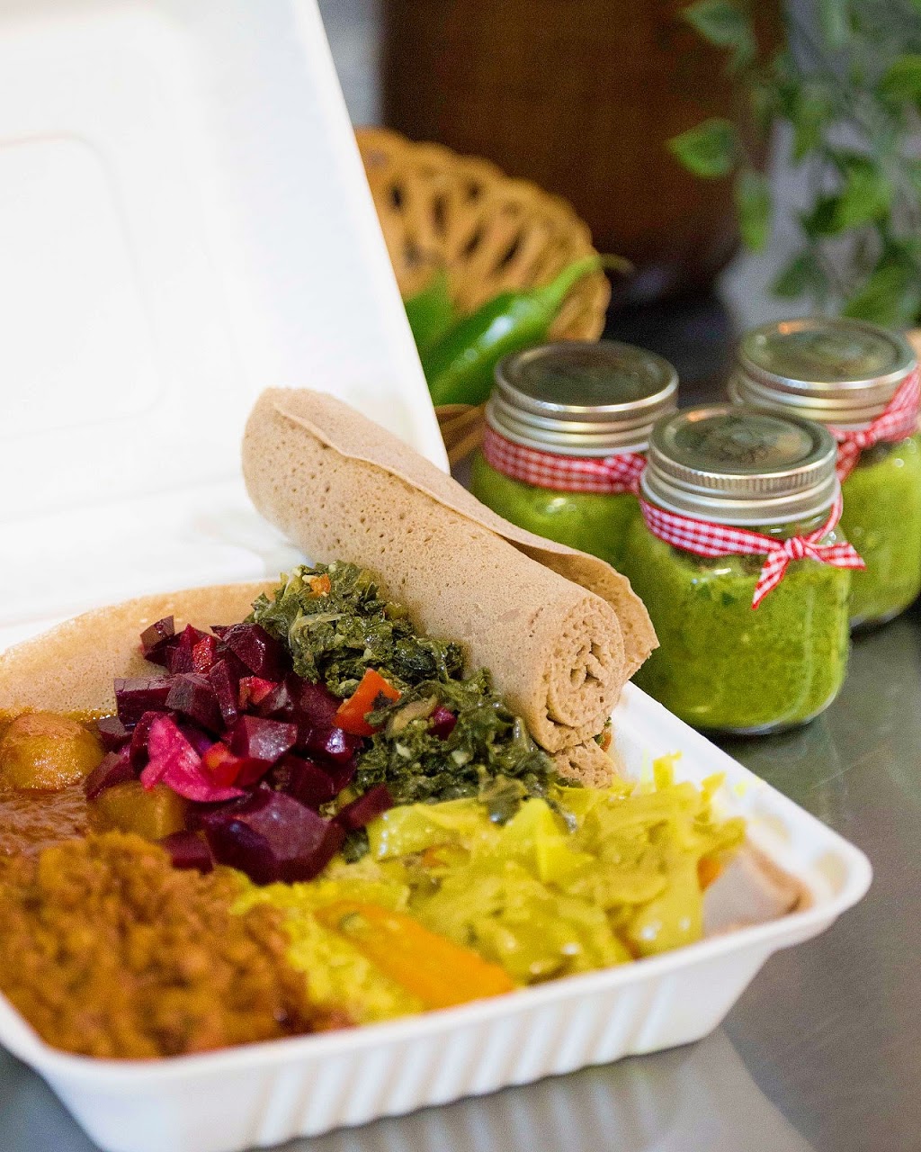 13 SUNS Ethiopian Vegan Cuisine | 1400 Squires Beach Rd, Pickering, ON L1W 4B9, Canada | Phone: (416) 277-2480