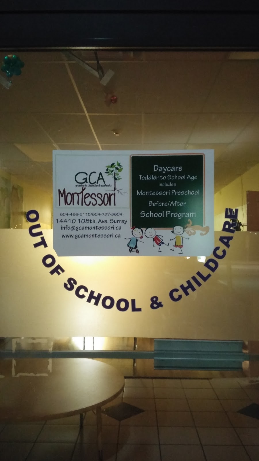 GCA Montessori | 14410 108 Ave #103, Surrey, BC V3R 1V4, Canada | Phone: (604) 787-8604