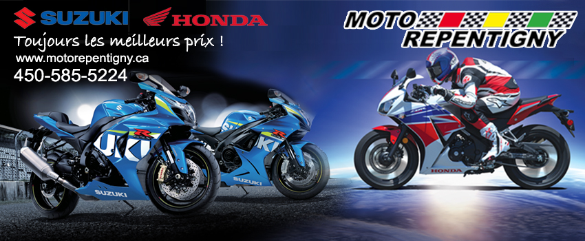 Moto Repentigny | 101 Rue Grenier, Charlemagne, QC J5Z 4C6, Canada | Phone: (450) 585-5224