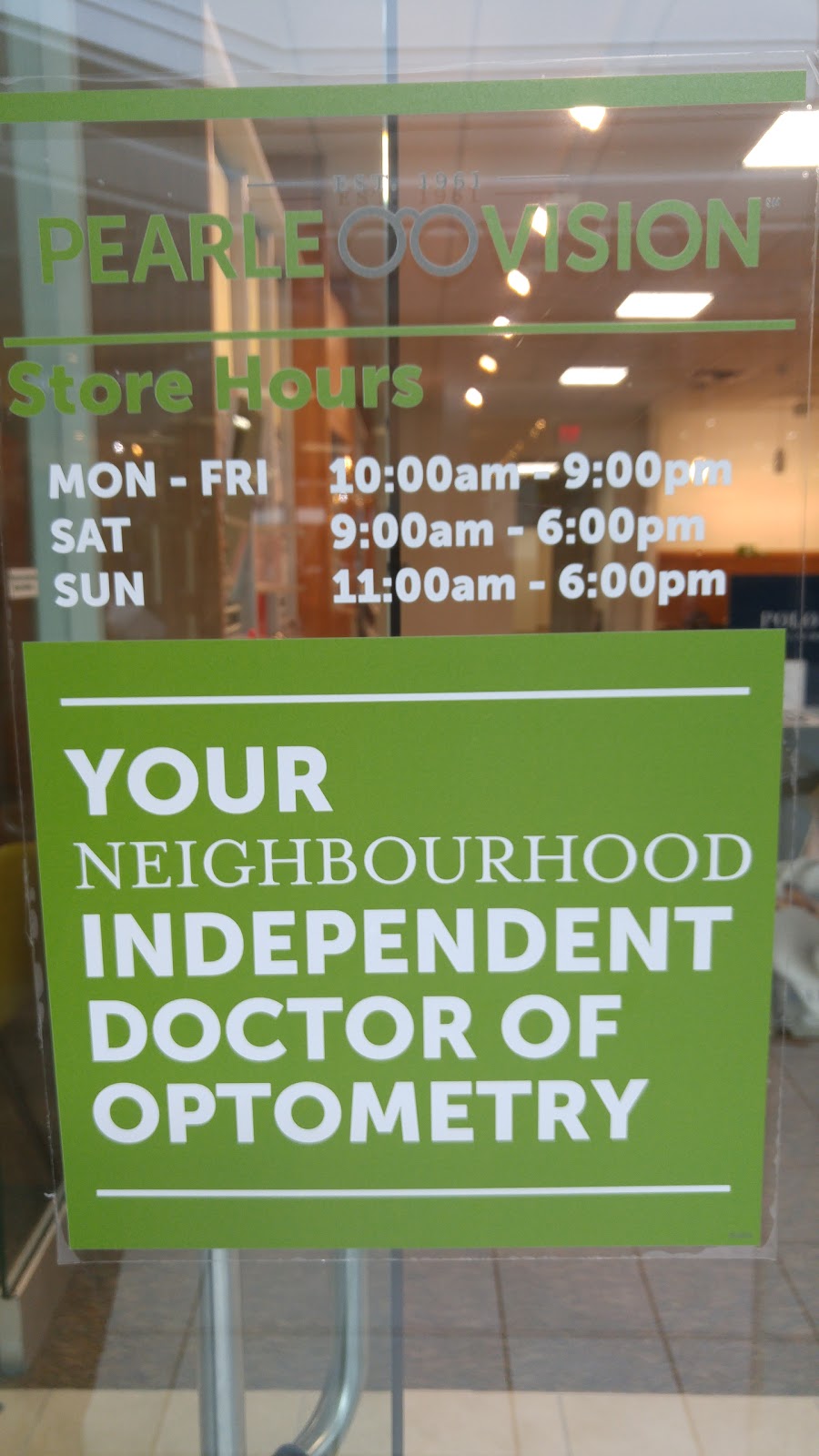 Pearle Vision | 17600 Yonge Street North, Newmarket, ON L3Y 4Z1, Canada | Phone: (905) 895-3131